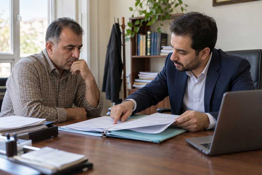 بررسی مدارک و سند با مشاور